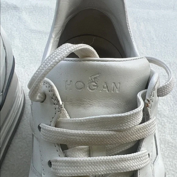 Leather Hogan Platform Sneakera - Picture 4 of 8